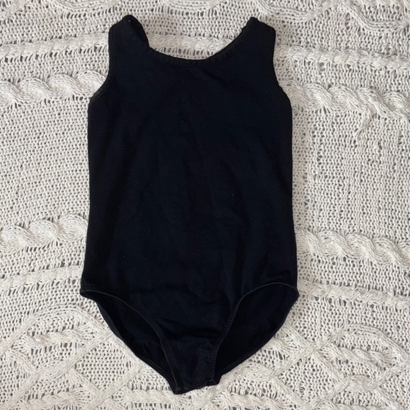 Black CrewNeck Leotard - Picture 1 of 3